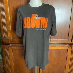 NFL Team Apparel Cleveland Browns T Shirt Mens Large
